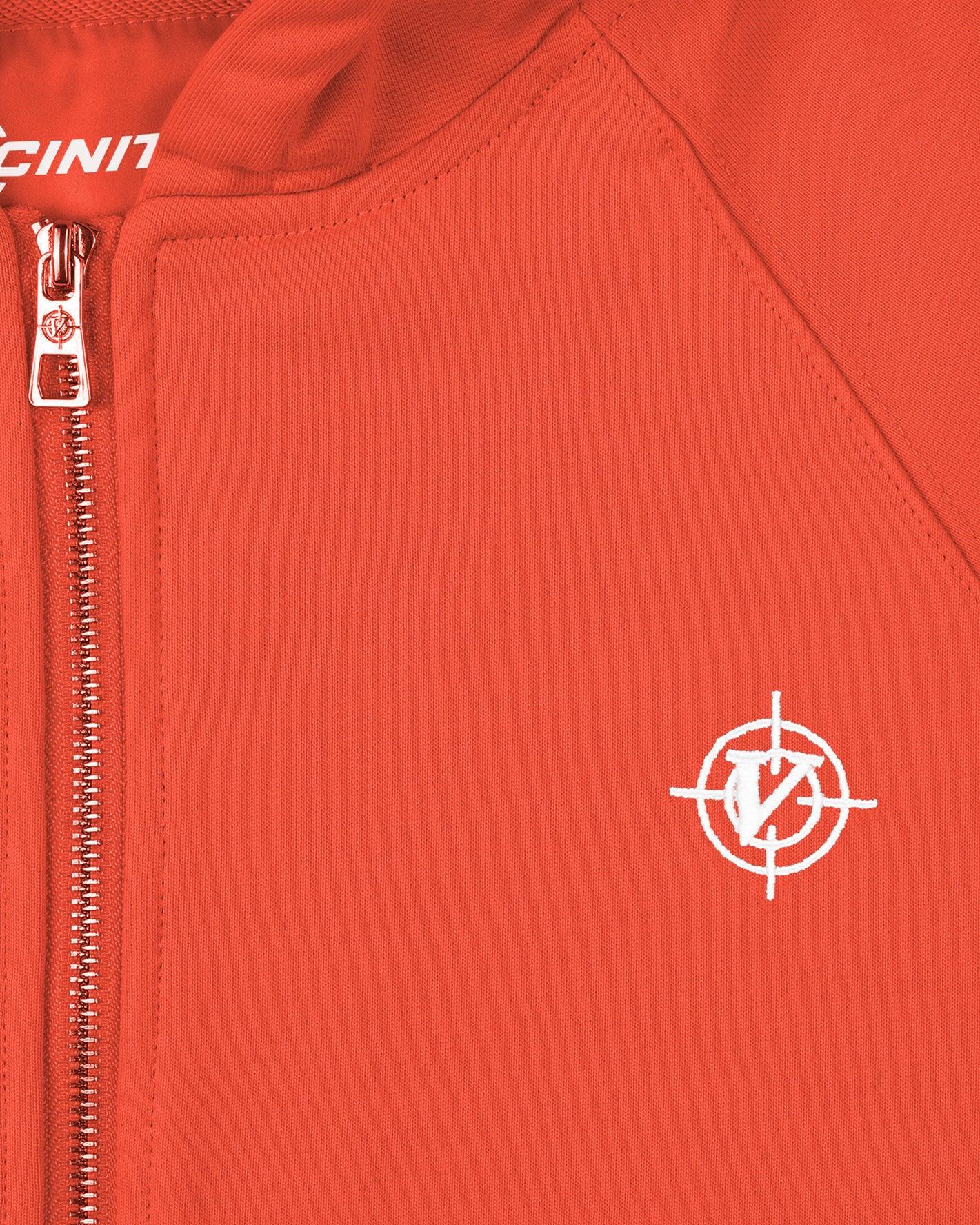 INSIDE OUT ZIP HOODIE STRAWBERRY