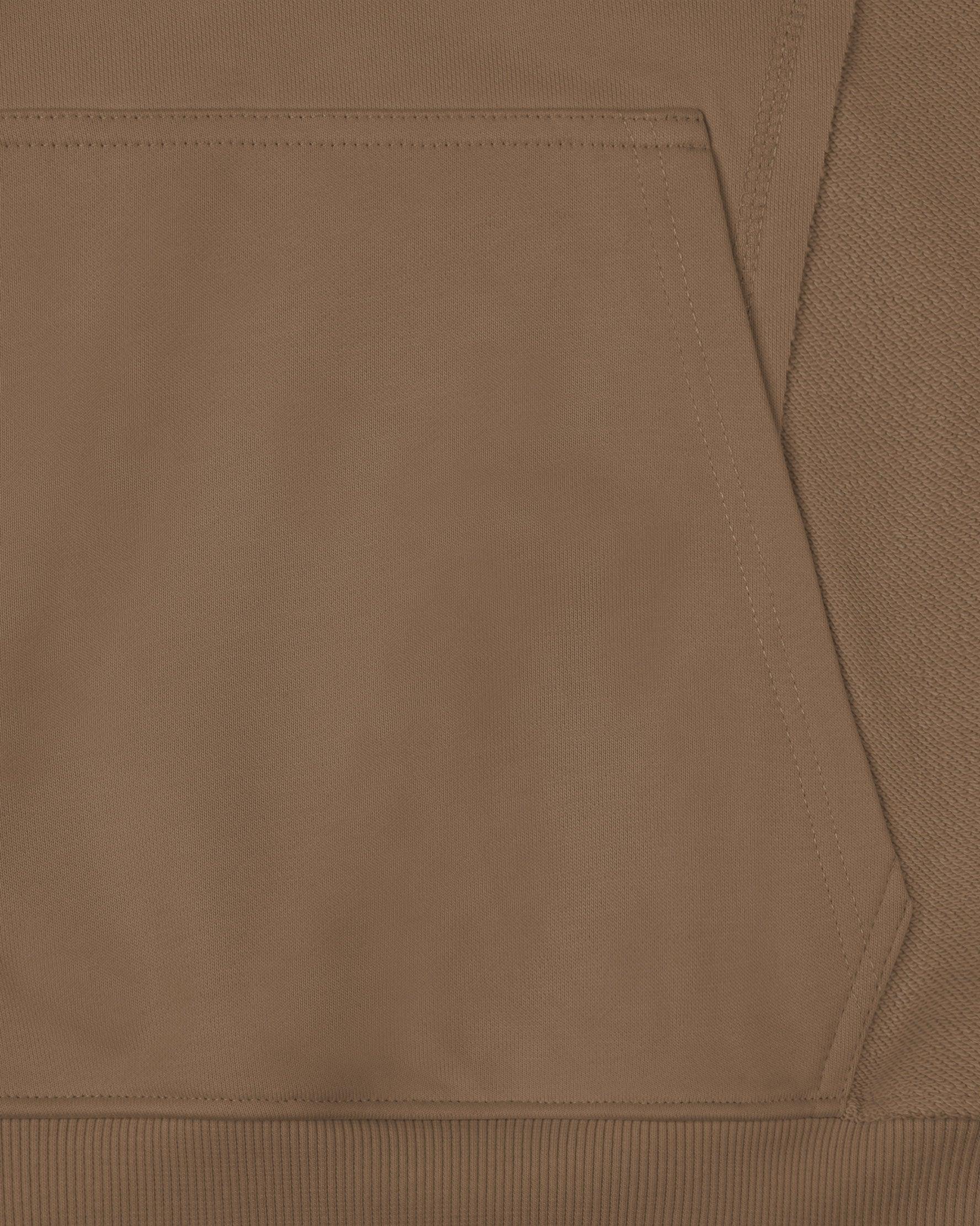 INSIDE OUT HOODIE CHOCOLATE BROWN