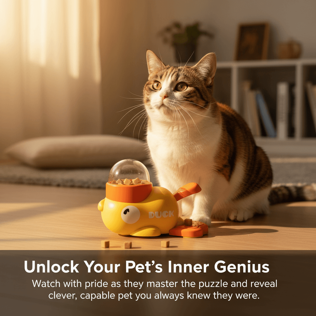 Duck Puzzle Feeder for Playful Mealtimes