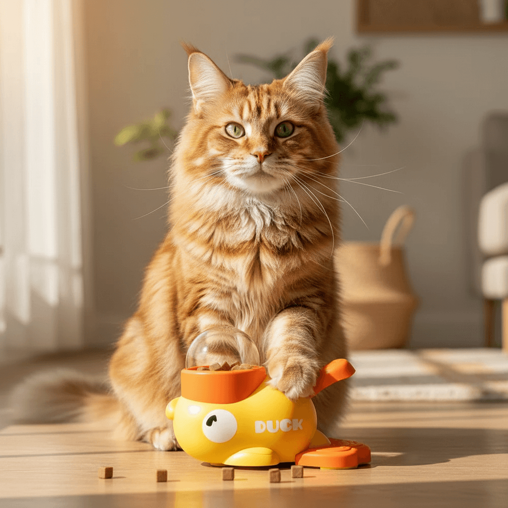 Duck Puzzle Feeder for Playful Mealtimes