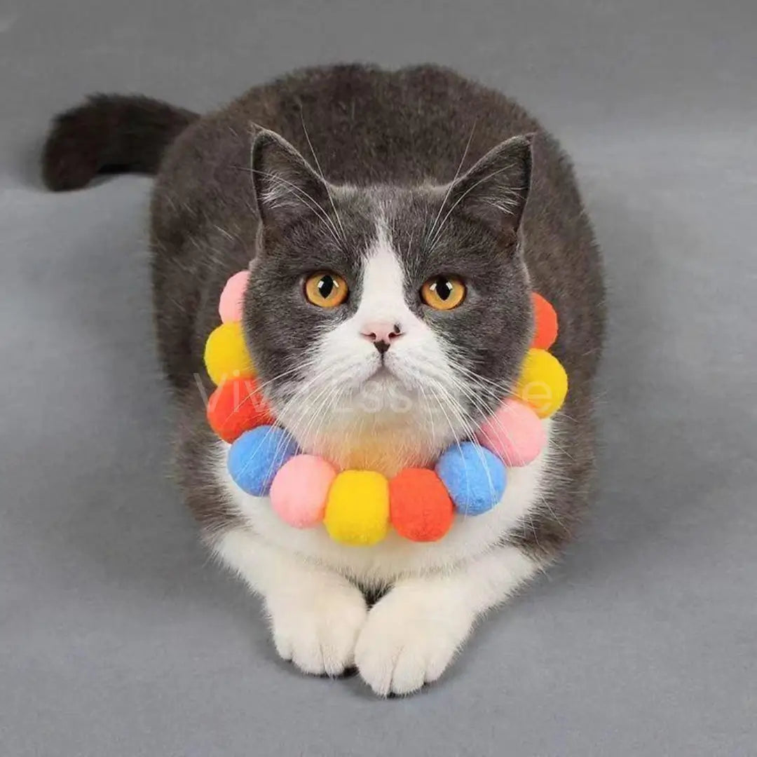 Playful Plush Ball Launcher for Cats