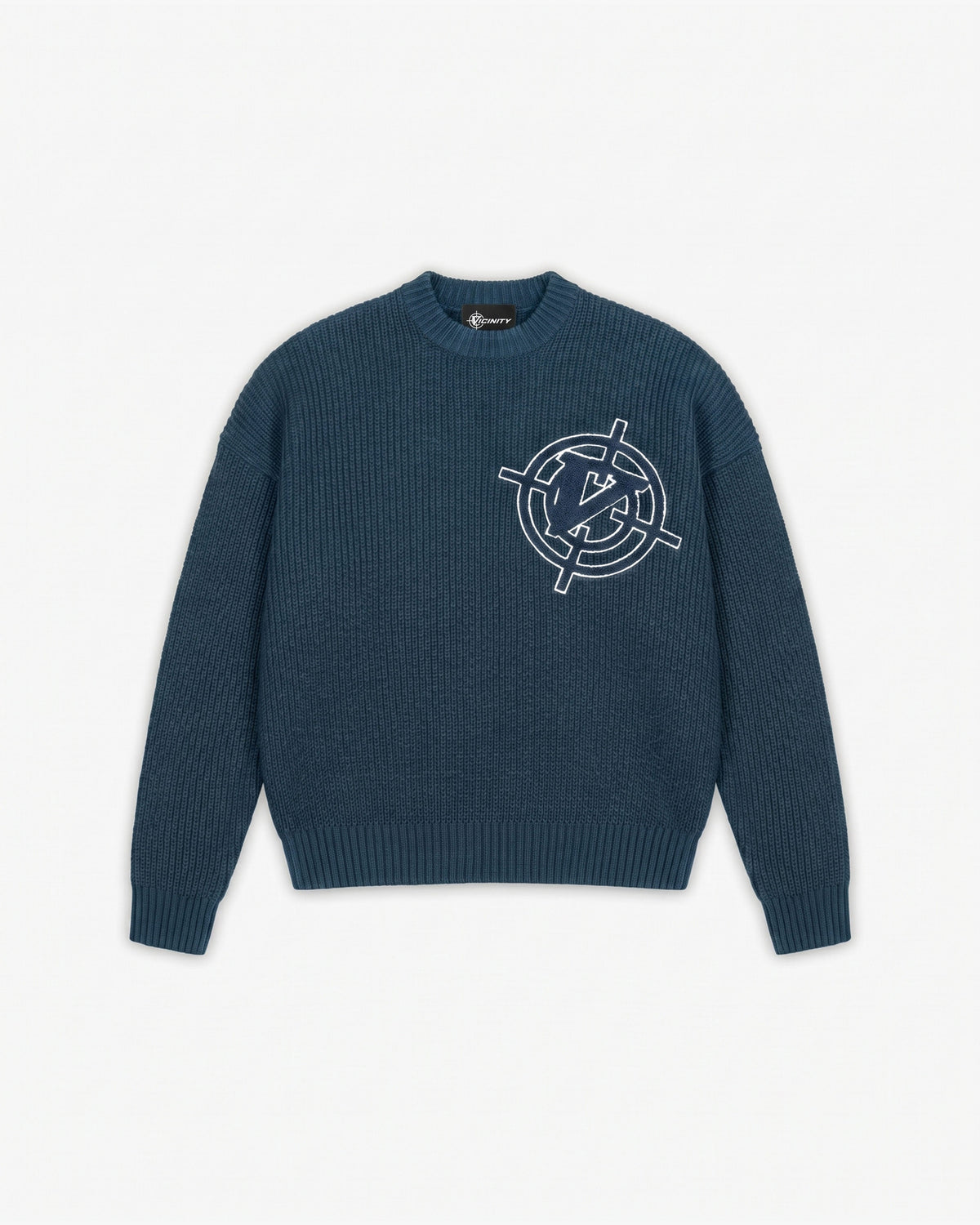 V-LOGO KNITWEAR MIDNIGHT BLUE