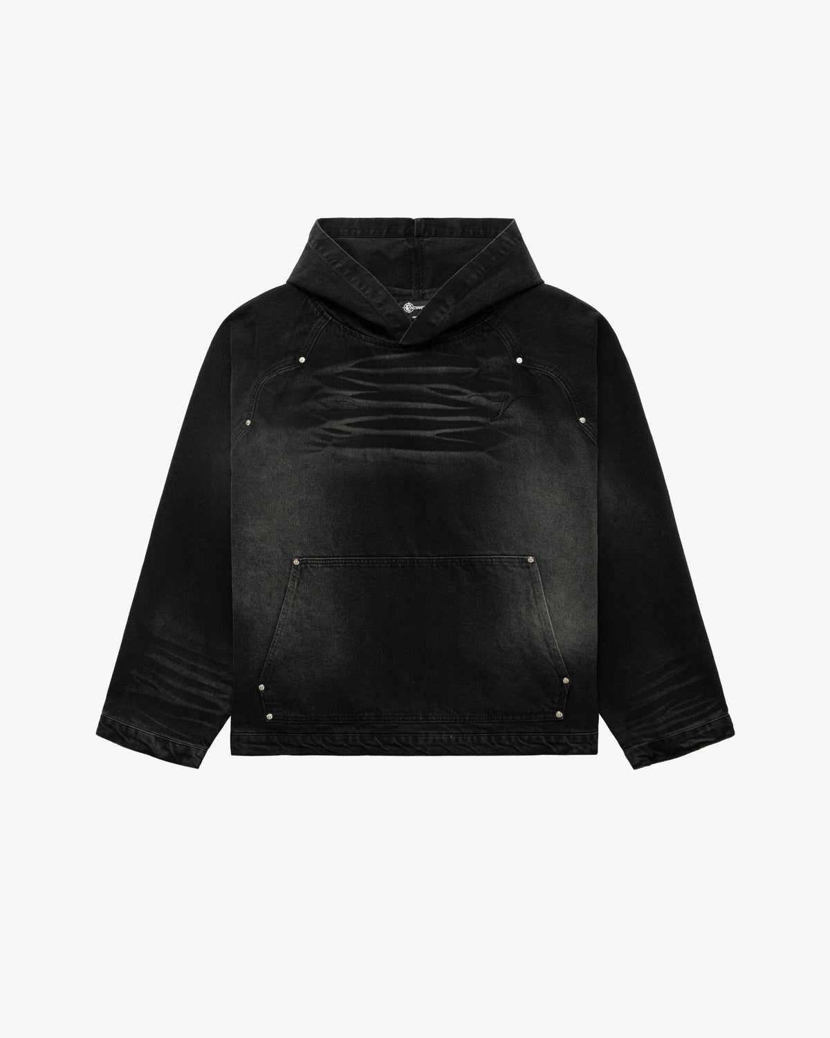 WILD SOUTH DENIM HOODIE COAL