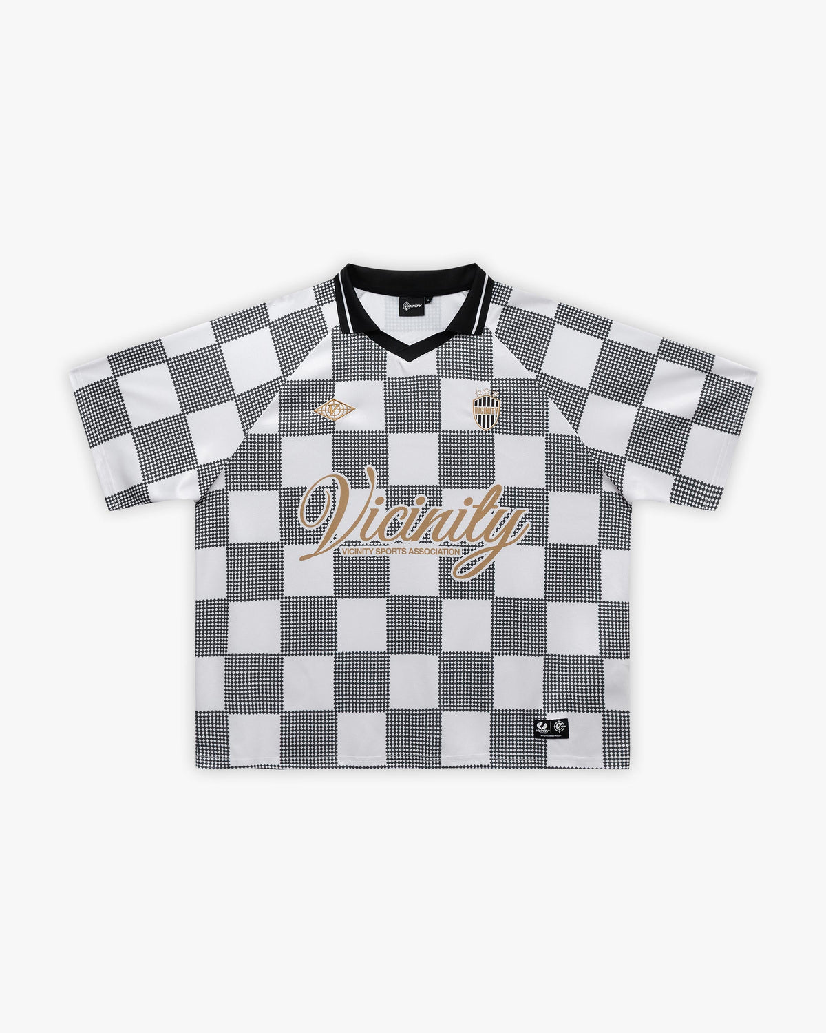 CARO CHECKER JERSEY BLACK/WHITE