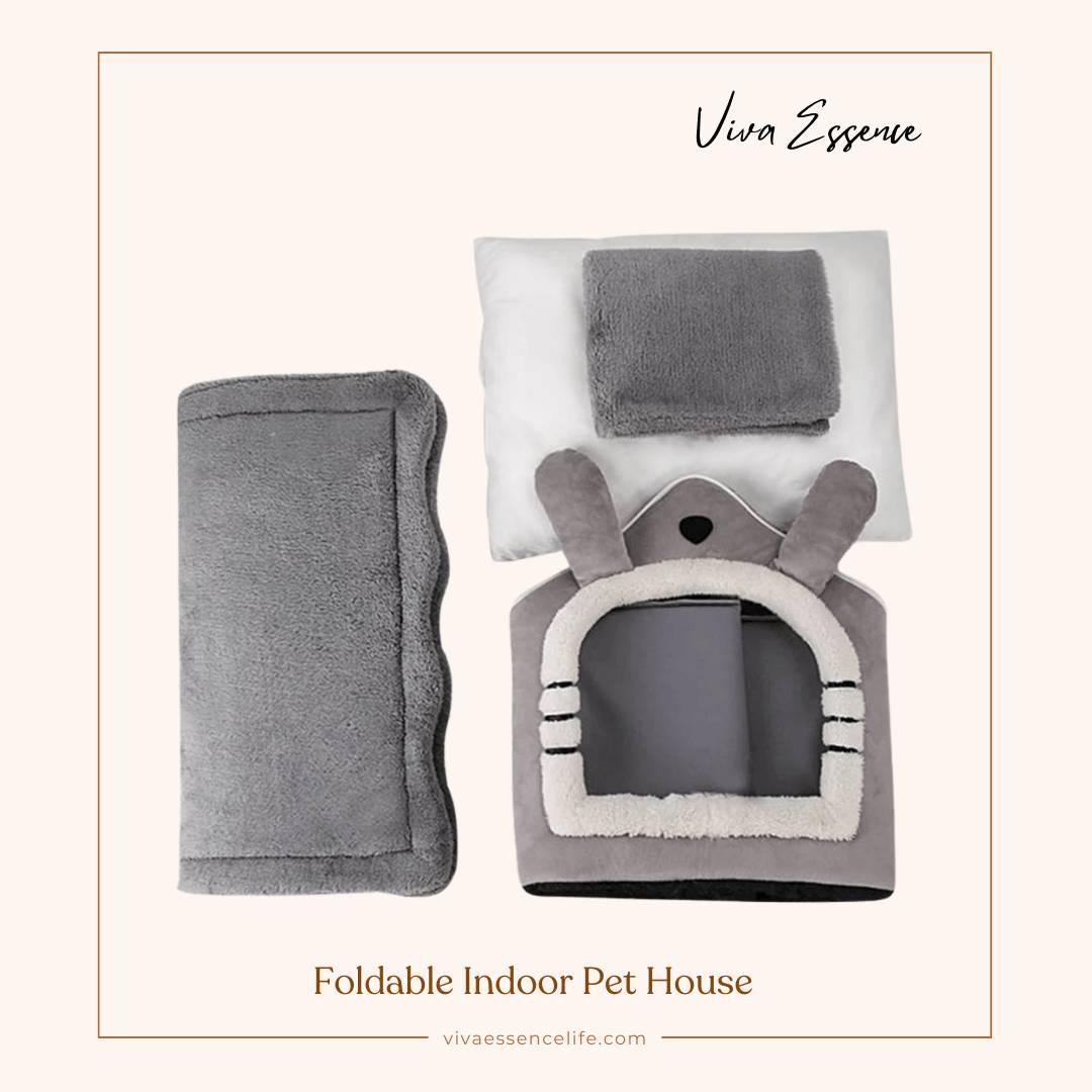 The Cozy Pop-Up Pet House & Cat Cave
