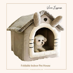 The Cozy Pop-Up Pet House & Cat Cave
