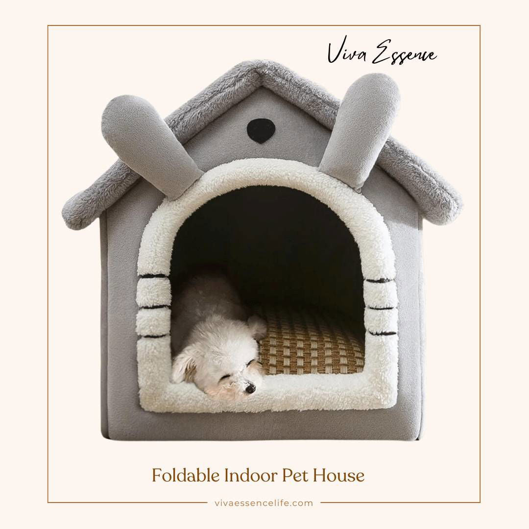 The Cozy Pop-Up Pet House & Cat Cave