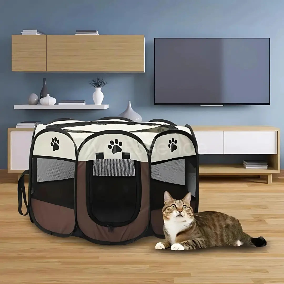 Pop-Up Pet Haven: Your Instant Travel Playpen