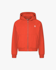 INSIDE OUT ZIP HOODIE STRAWBERRY