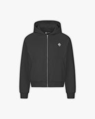 INSIDE OUT ZIP HOODIE ASH GREY (OLD SIZING)