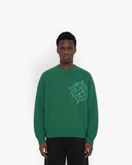 V-LOGO KNITWEAR GREEN