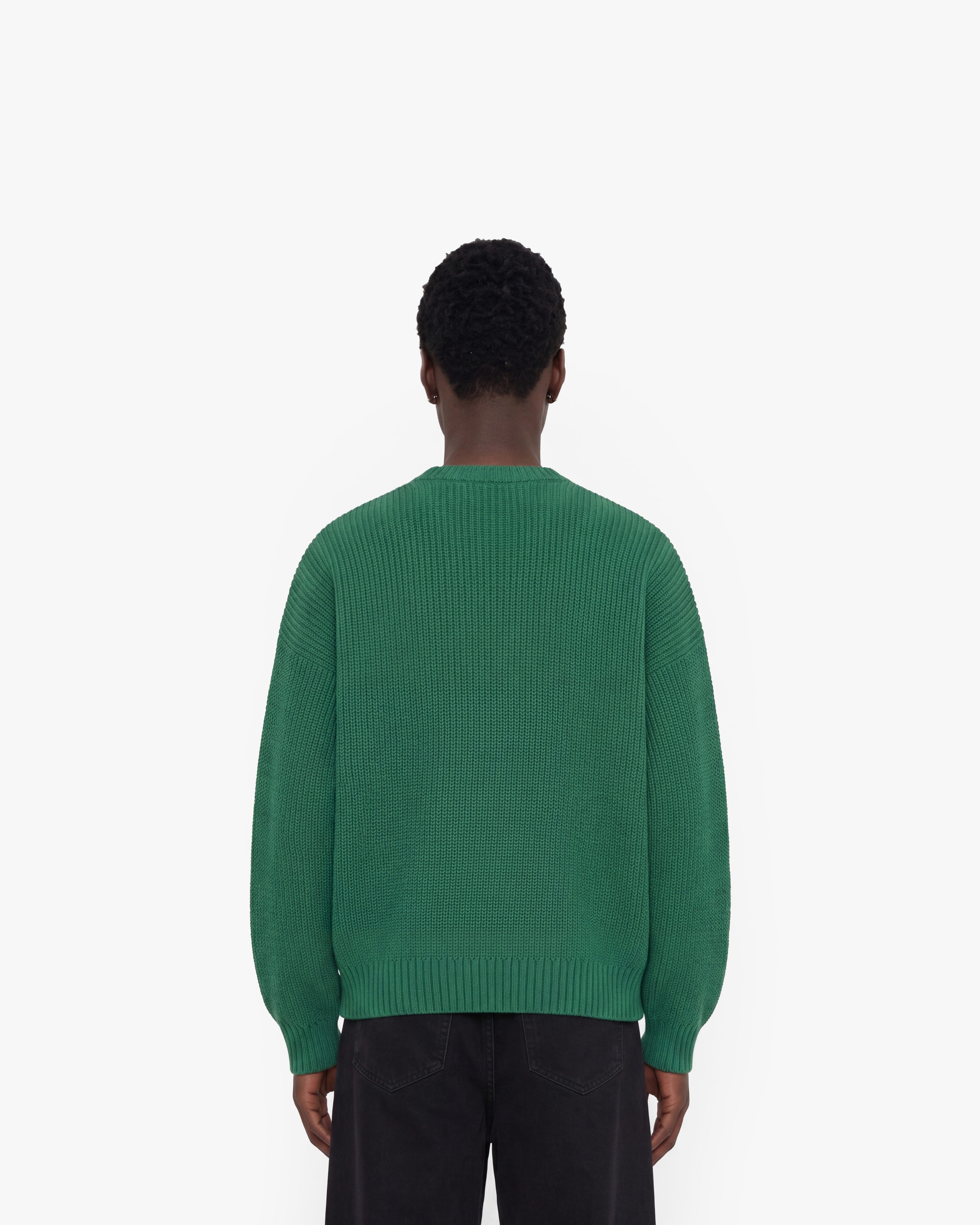 V-LOGO KNITWEAR GREEN