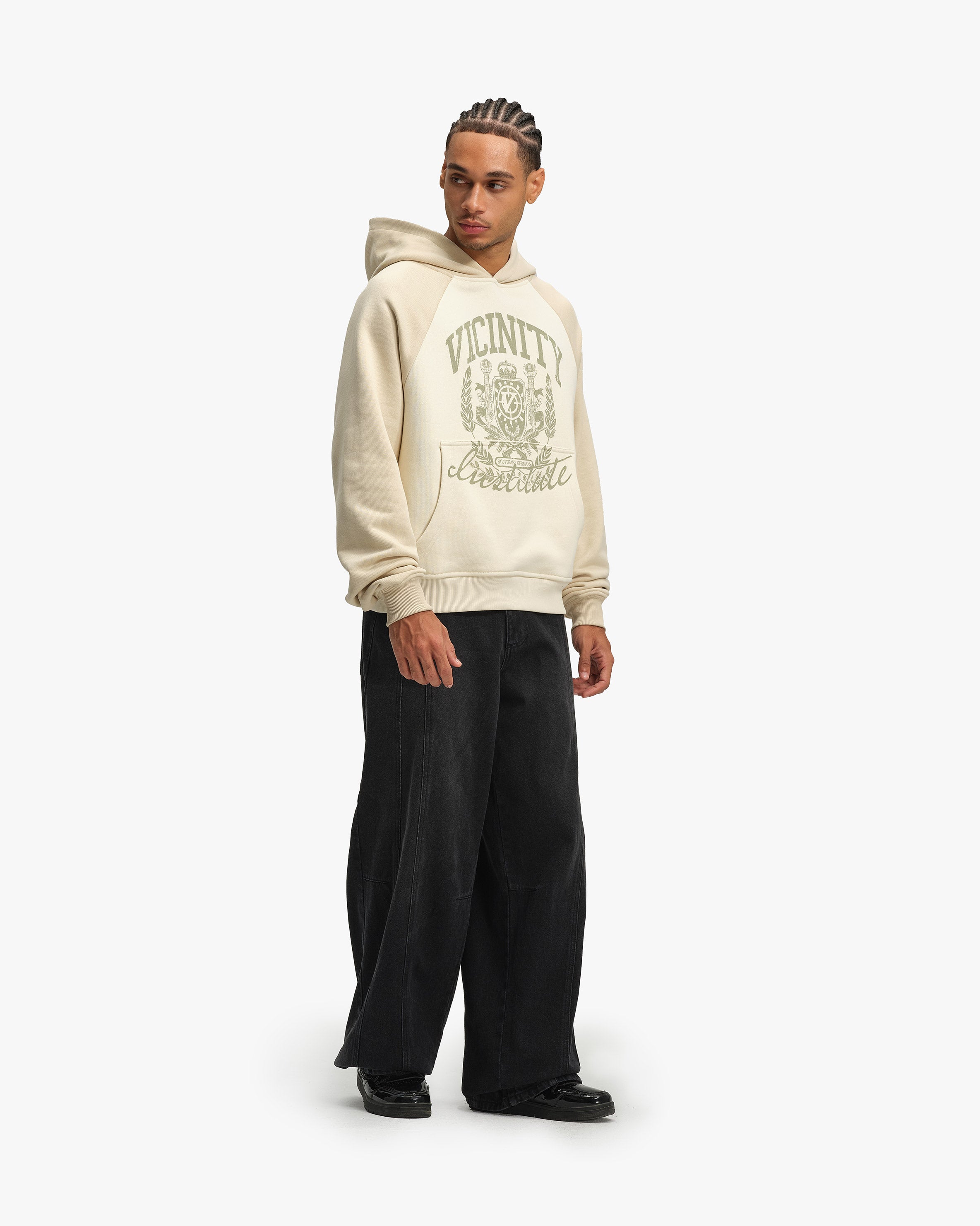INSTITUTE HOODIE BEIGE