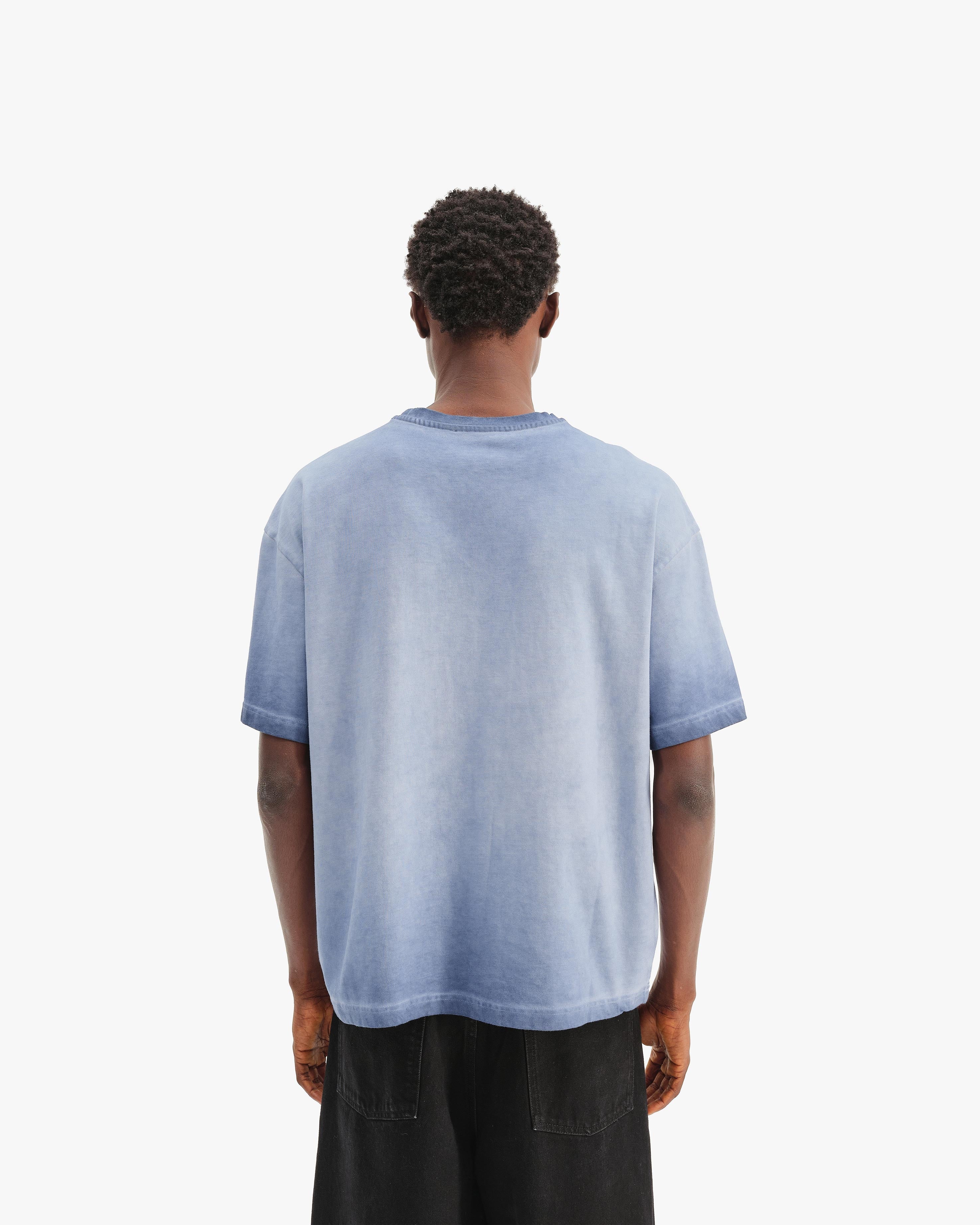 INITIALS TEE BLUE
