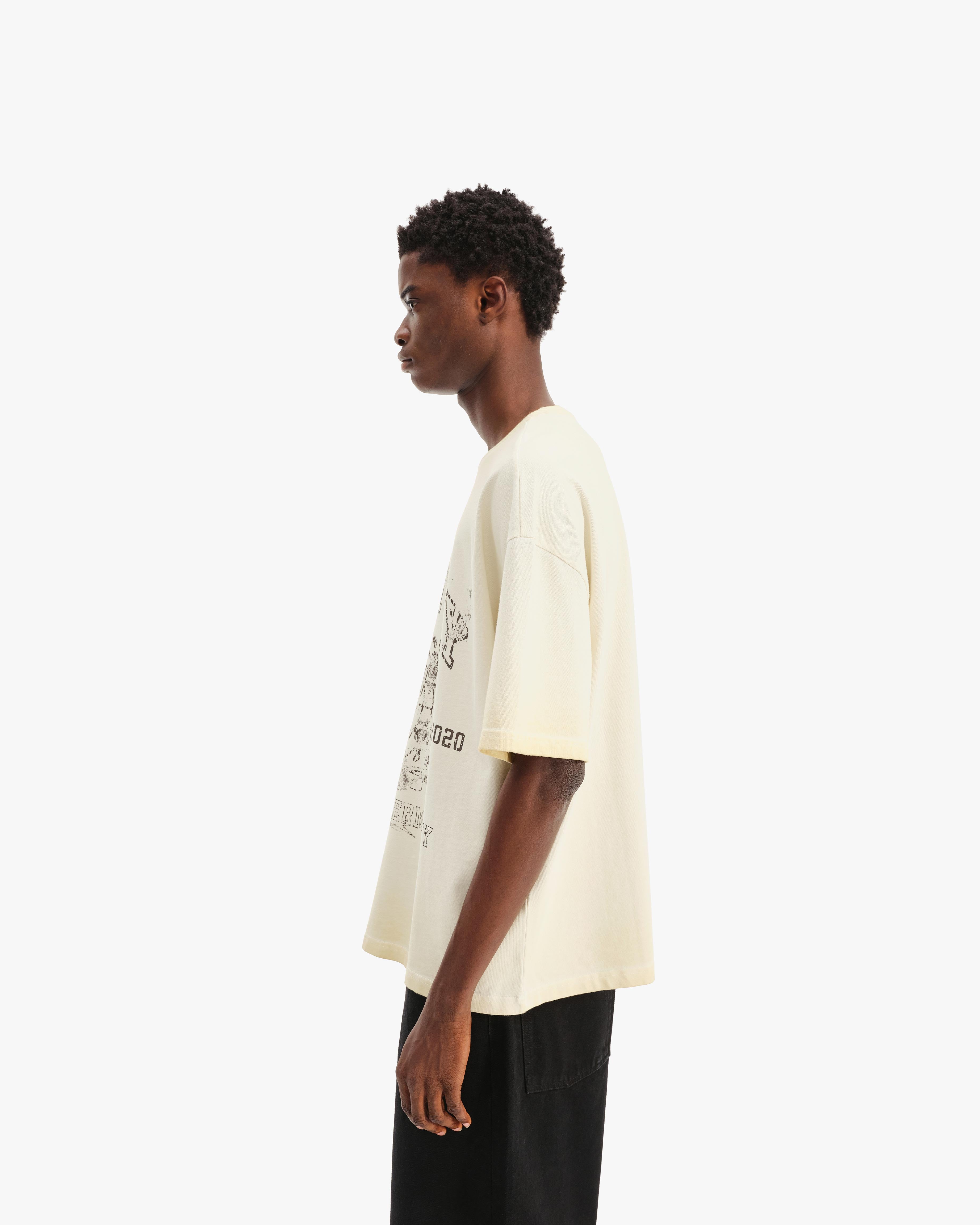 EMBLEM TEE CREAM