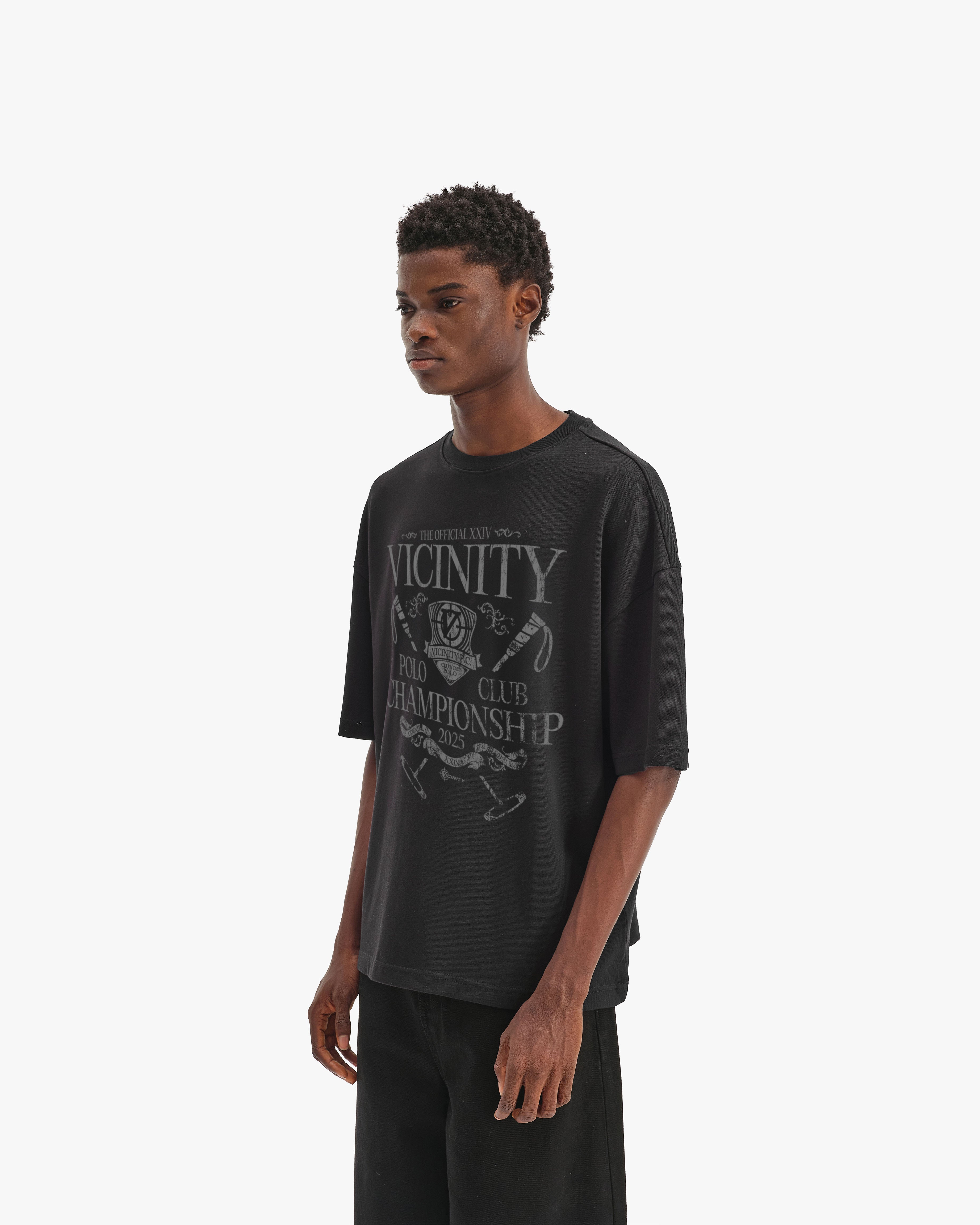 POLO CLUB TEE BLACK