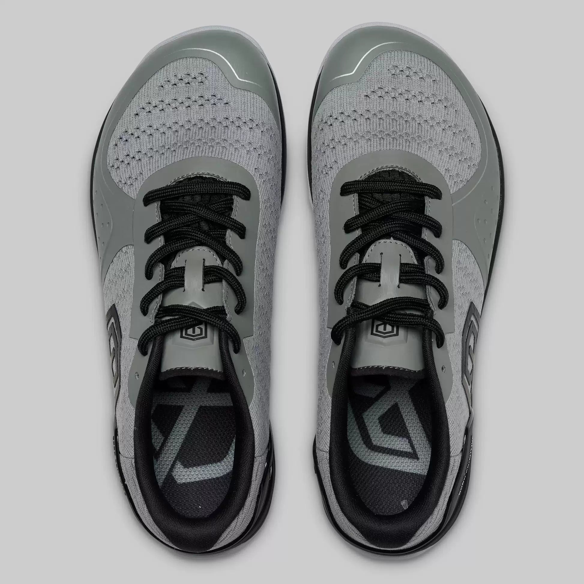 B. P Savage Storm Grey Black Wide Fit Cross Training Shoes