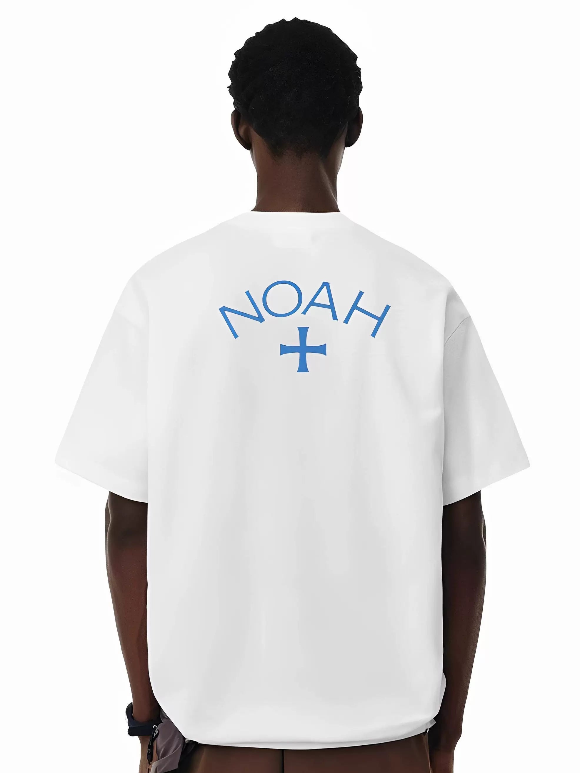 NOAH MARS美式休闲小众潮牌SUMMER限定十字架男士纯棉潮流短袖T恤