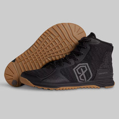 Savage 1 High Top Black Gum Barefoot Cross Training Shoes