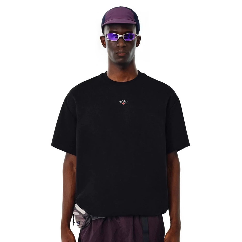 NOAH MARS Cross Embroidered Cotton Tee
