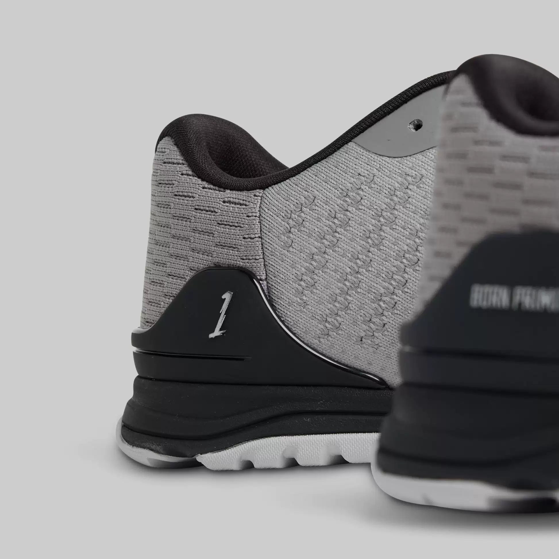 B. P Savage Storm Grey Black Wide Fit Cross Training Shoes