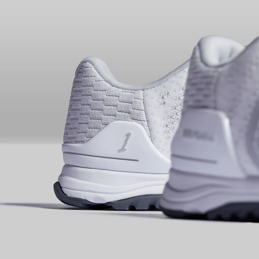 B. P White Grey Wide Fit Barefoot Training Shoes