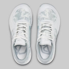 B. P Savage White Grey Camo Training Shoes