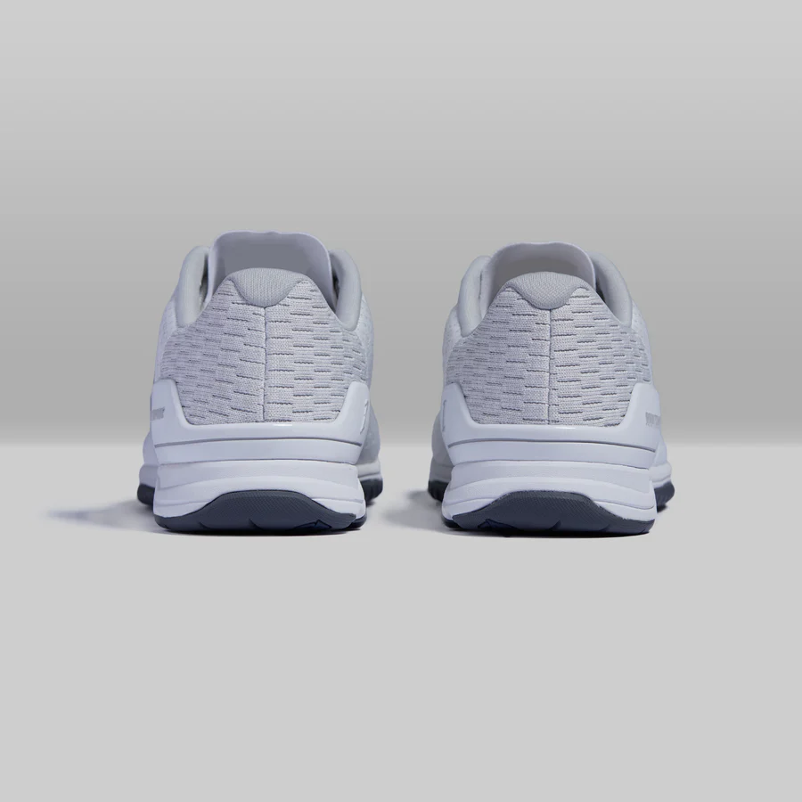 B. P White Grey Wide Fit Barefoot Training Shoes