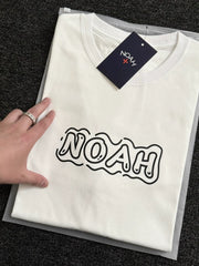 NOAH MARS小众潮牌素描设计美式休闲全棉夏季男士国潮宽松短袖T恤