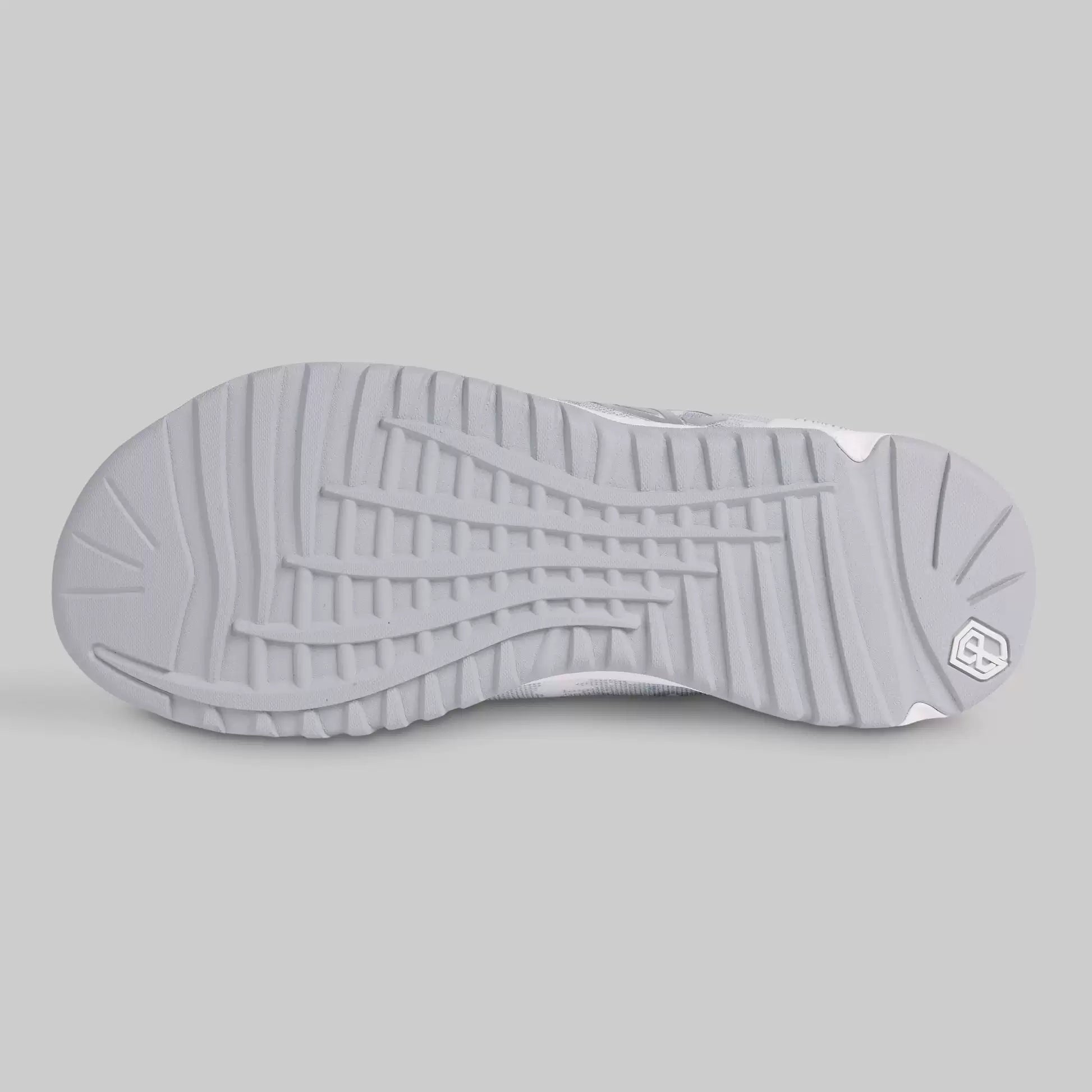 B. P Savage White Grey Camo Training Shoes
