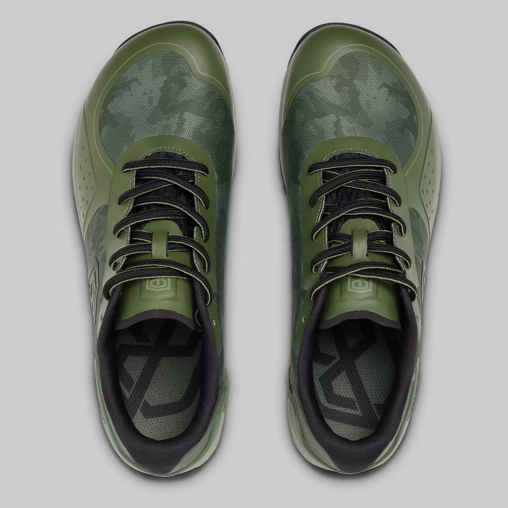 B. P Savage Camo Green Wide Fit Cross Training Shoes