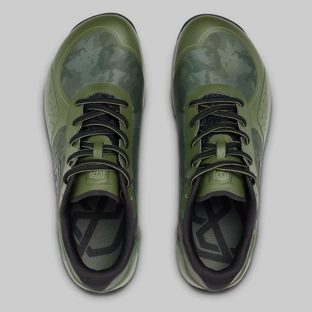 B. P Savage Camo Green Wide Fit Cross Training Shoes