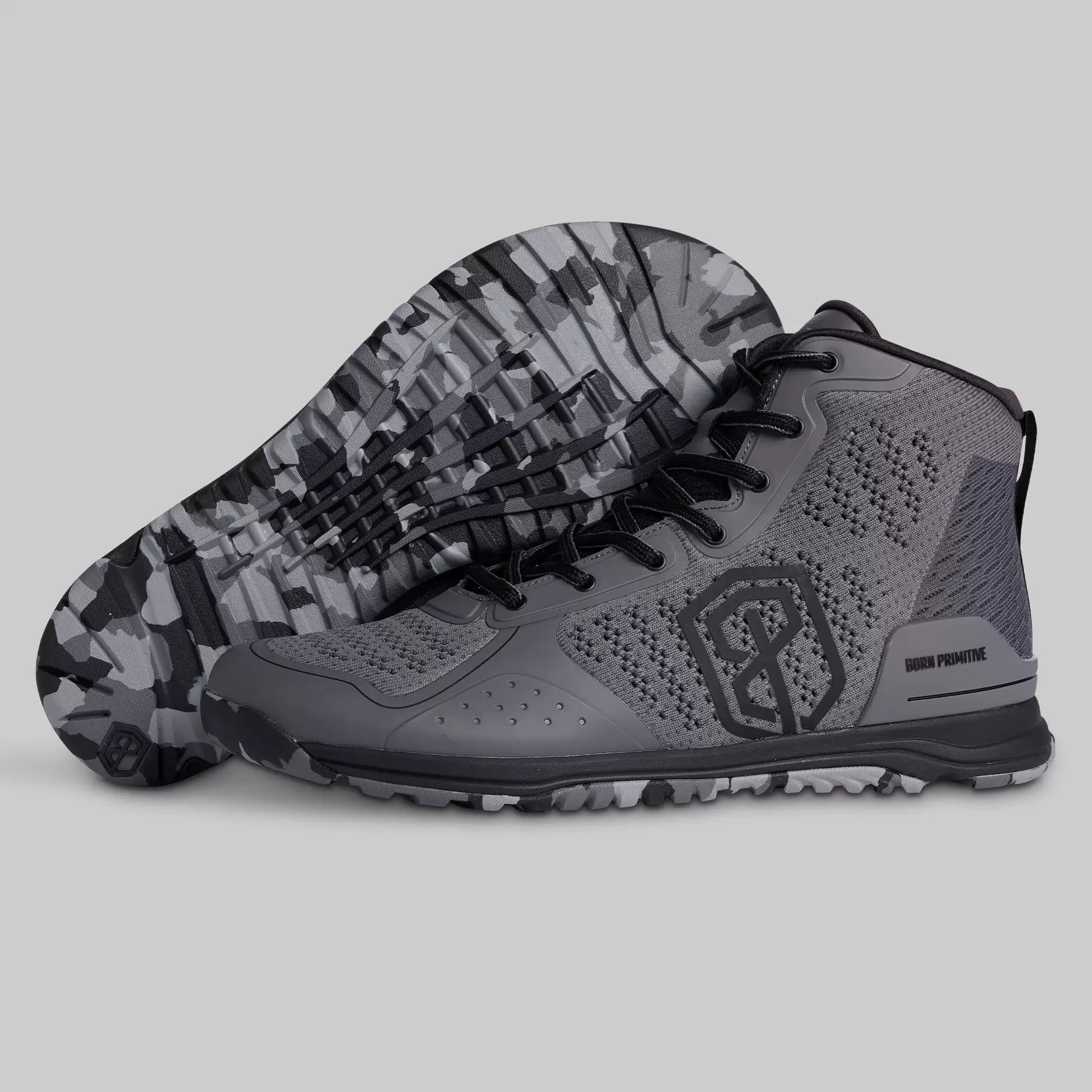 Savage 1 High Top Grey Barefoot Training Shoes