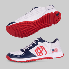 B. P USA Flag Wide Fit Barefoot Training Shoes