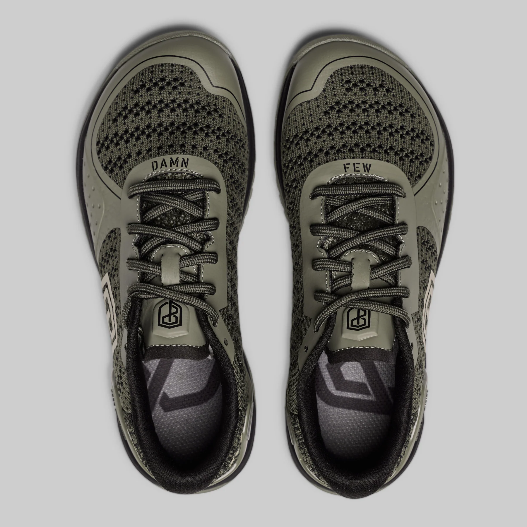 B. P Dark Green Wide Fit Barefoot Training Shoes
