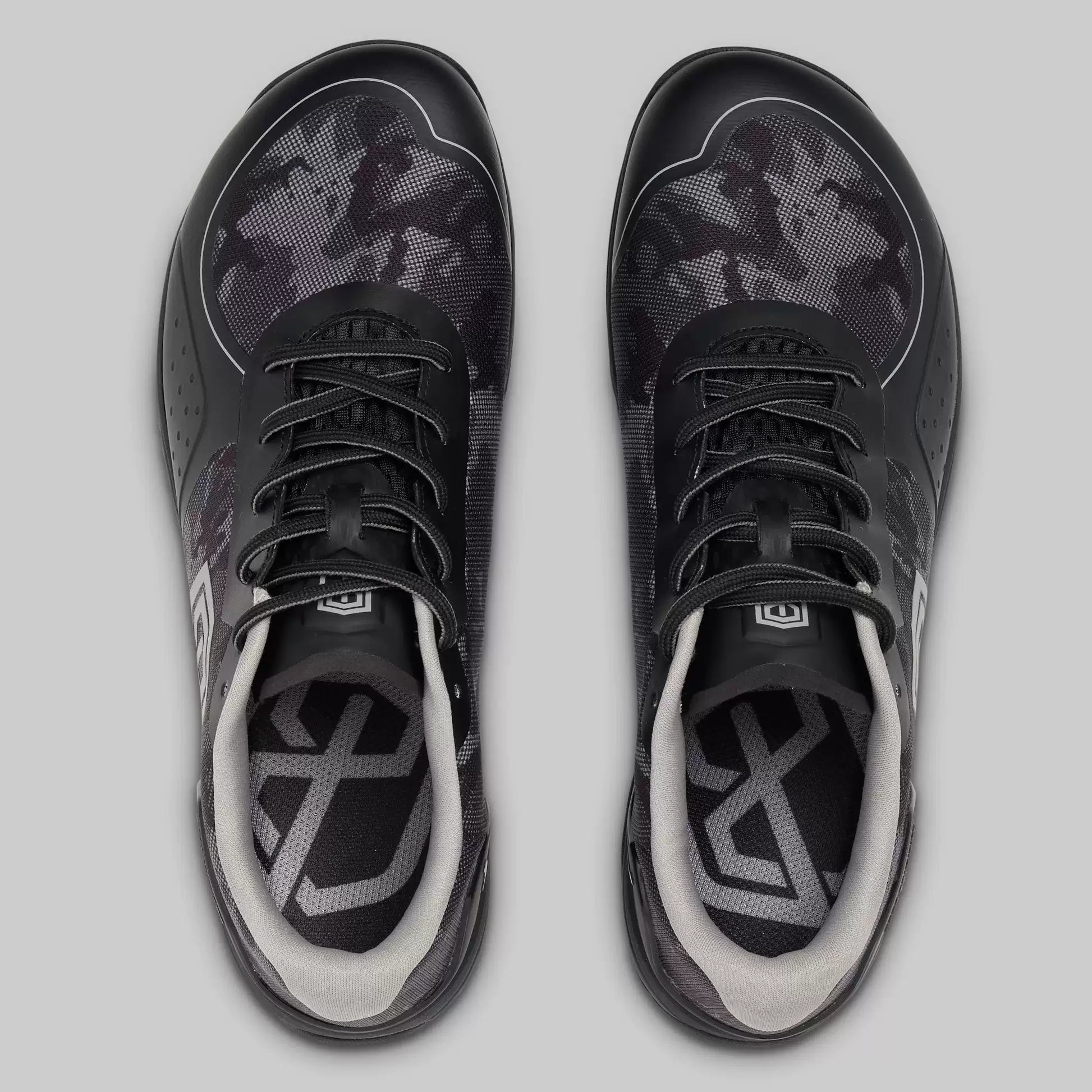 B. P Savage Black Camo Wide Fit Cross Training Shoes