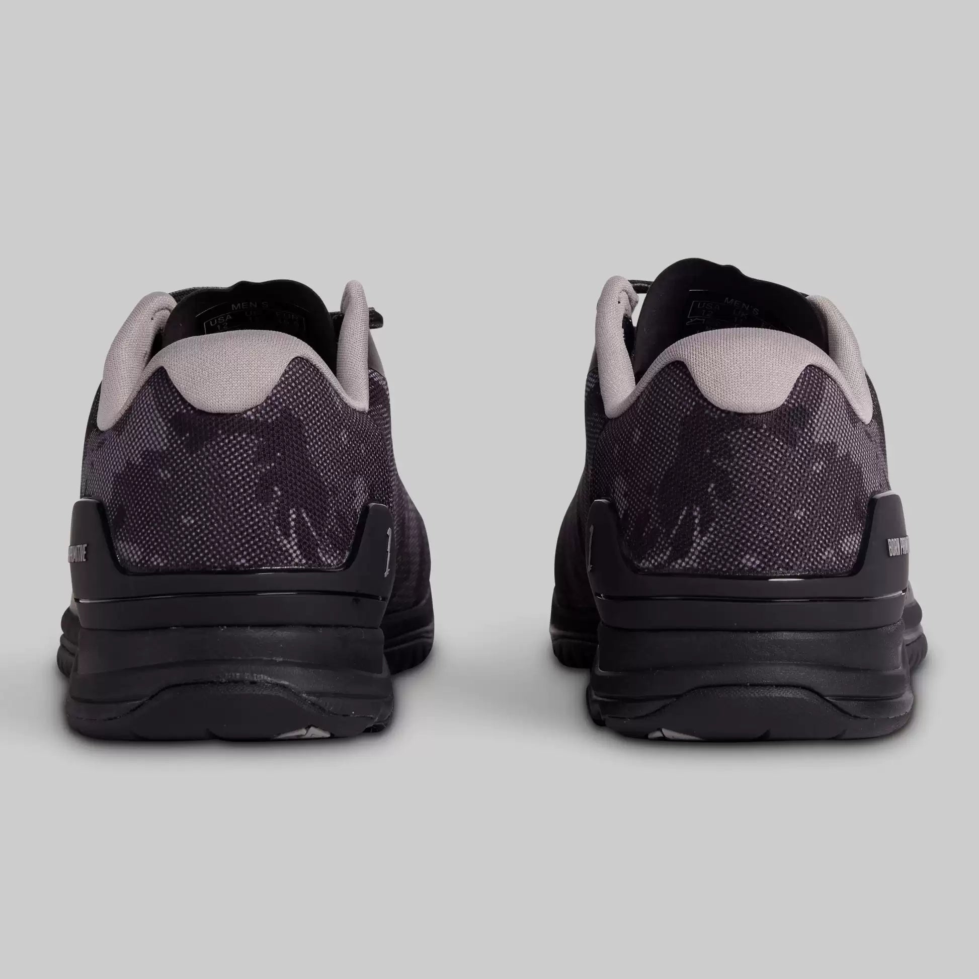 B. P Savage Black Camo Wide Fit Cross Training Shoes