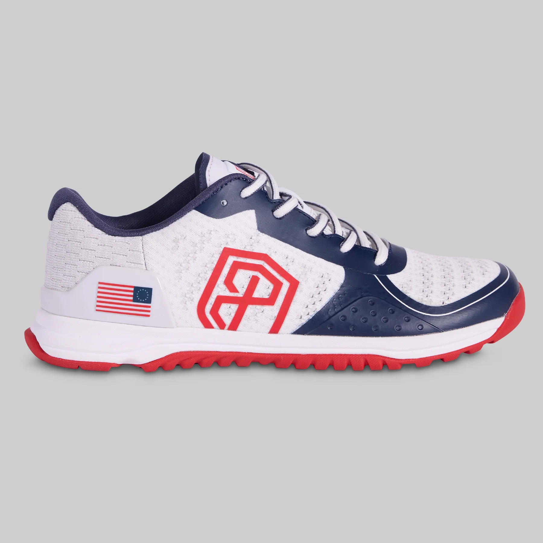 B. P USA Flag Wide Fit Barefoot Training Shoes