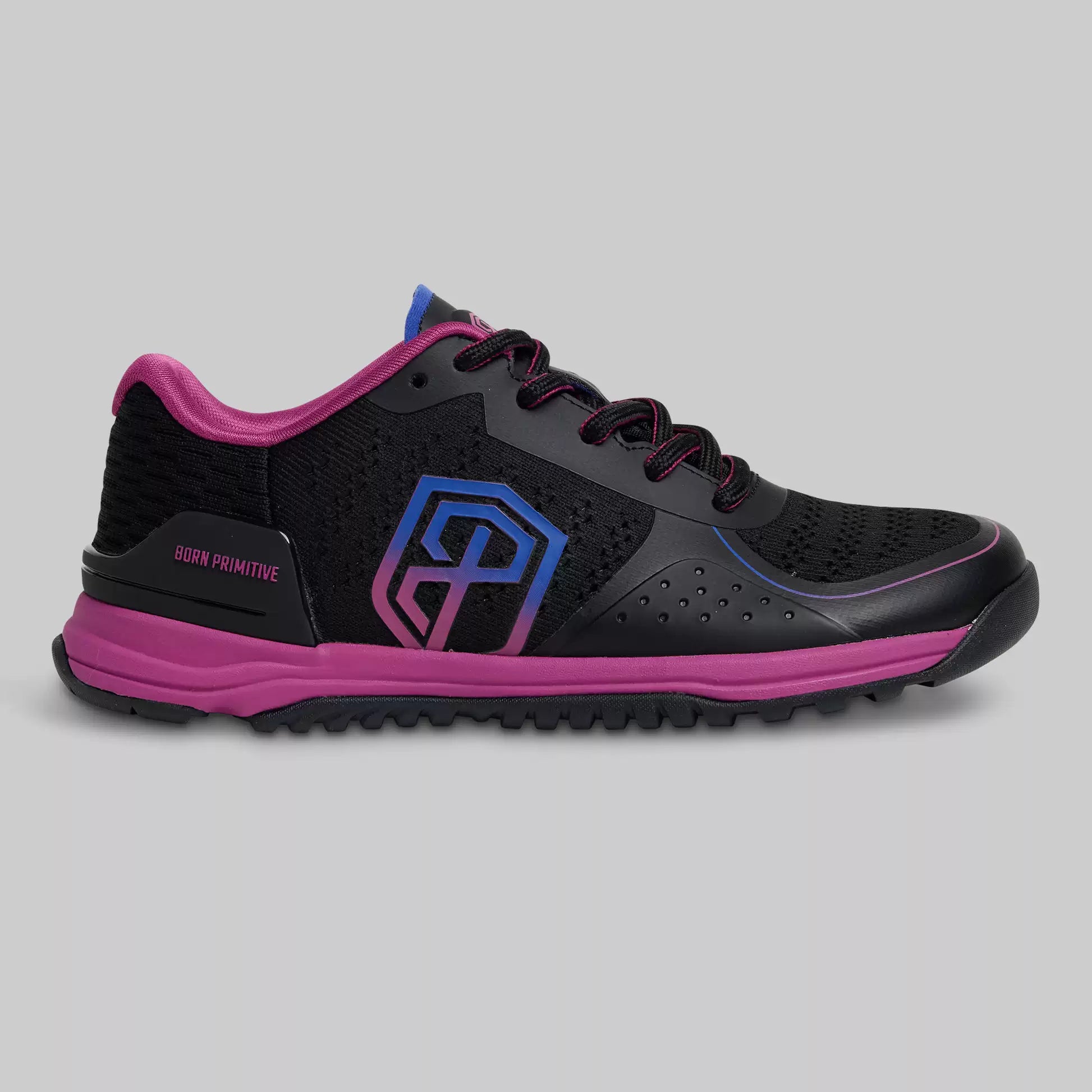 B. P Savage Black Purple Wide Fit Performance Trainer
