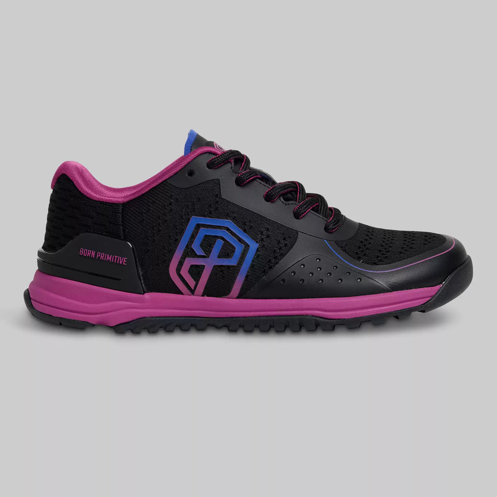 B. P Savage Black Purple Wide Fit Performance Trainer