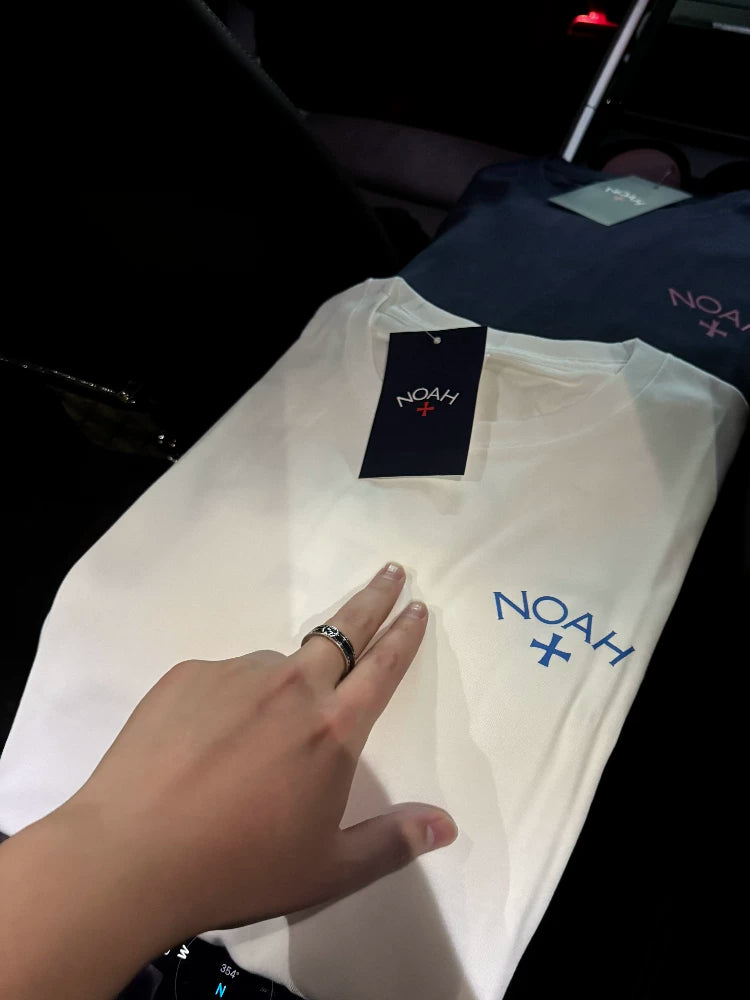 NOAH MARS美式休闲小众潮牌SUMMER限定十字架男士纯棉潮流短袖T恤