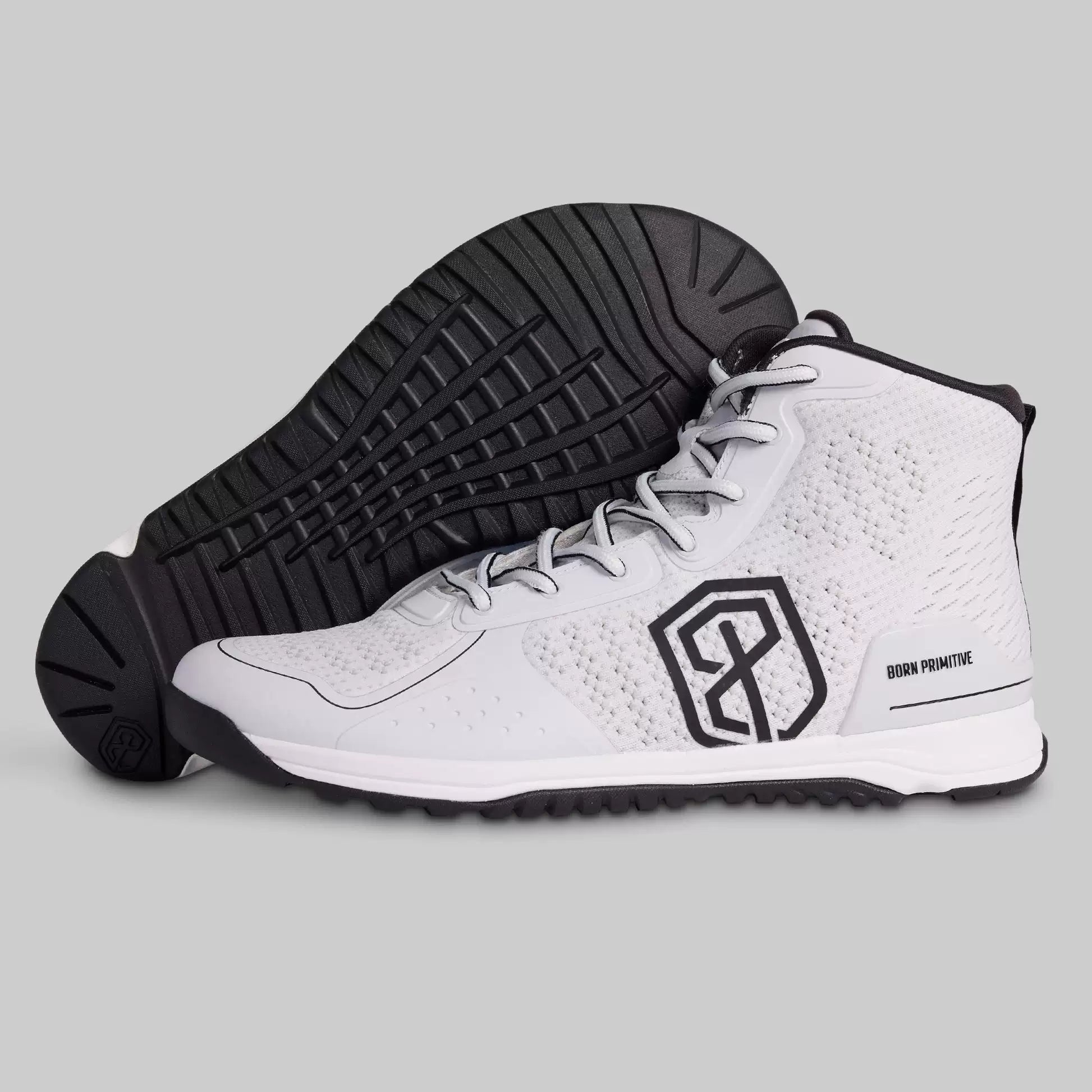 Savage 1 High Top White Black Lightweight Cross Trainer