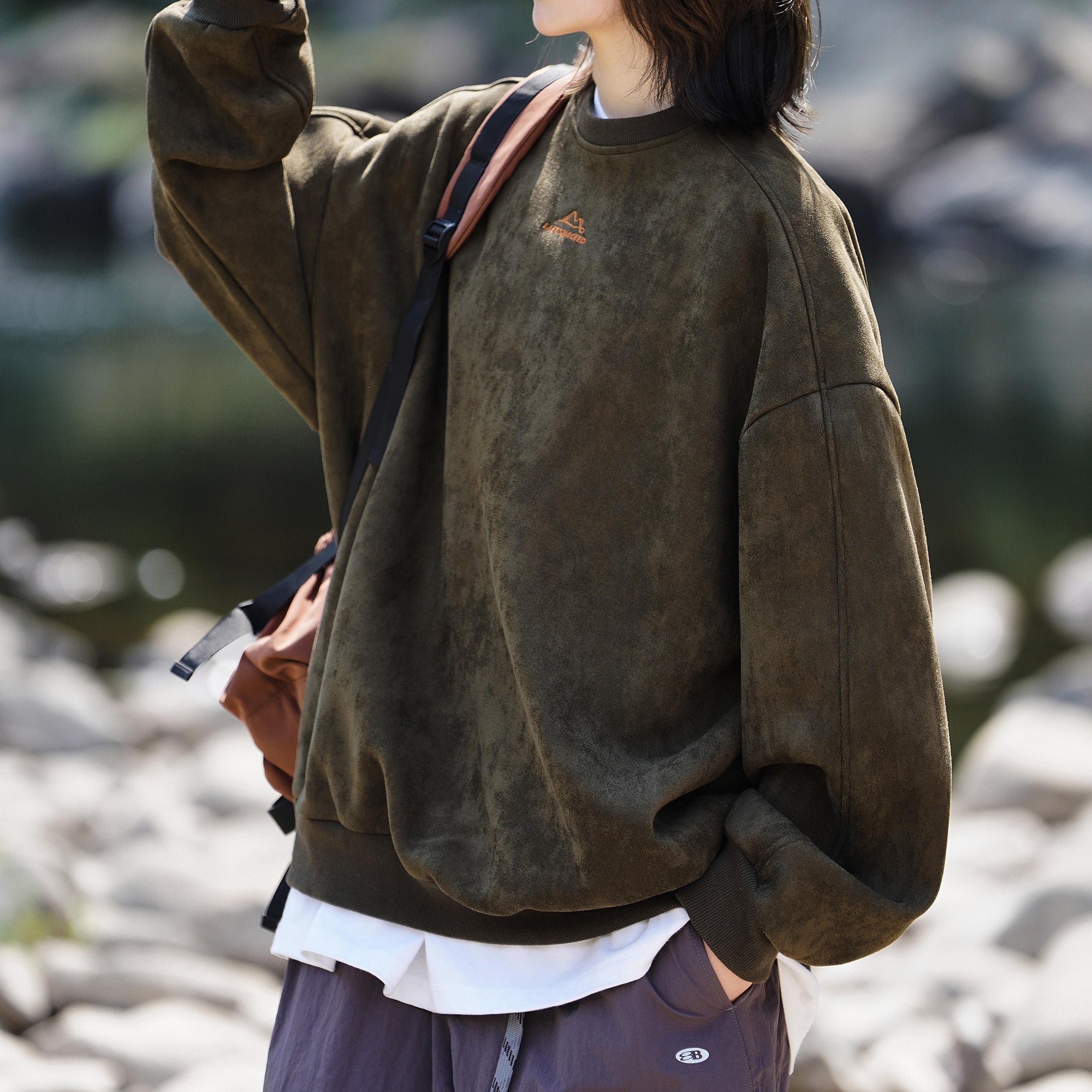 Vintage Mountain Logo Fleece Sweatshirt