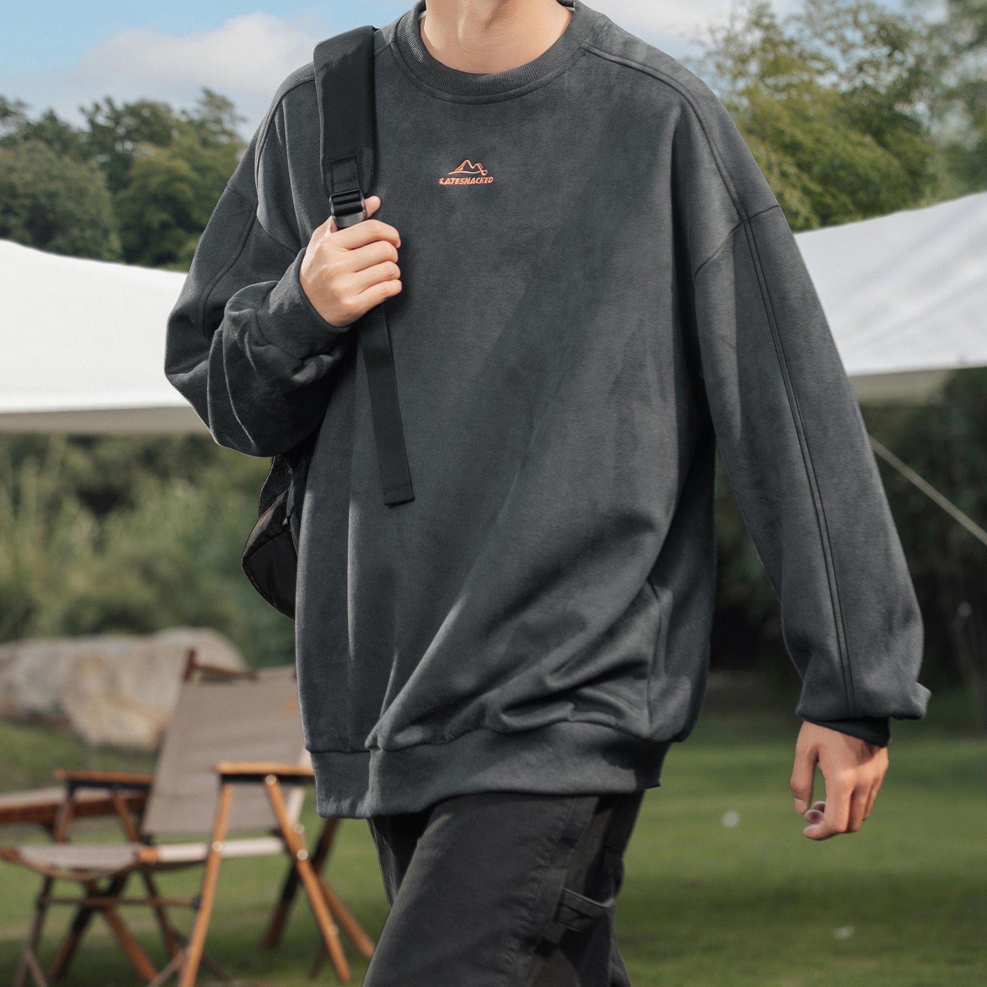 Vintage Mountain Logo Fleece Sweatshirt