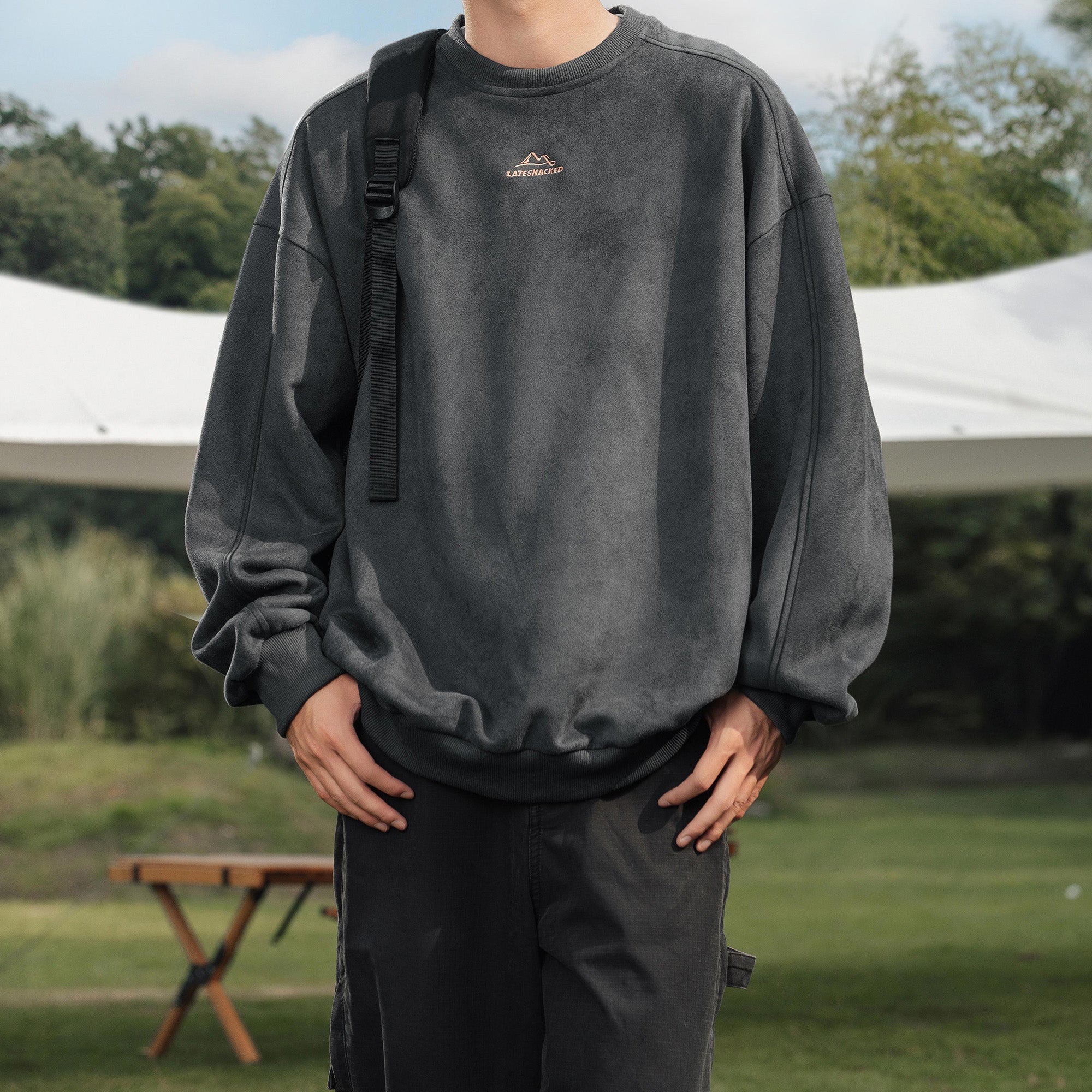 Vintage Mountain Logo Fleece Sweatshirt