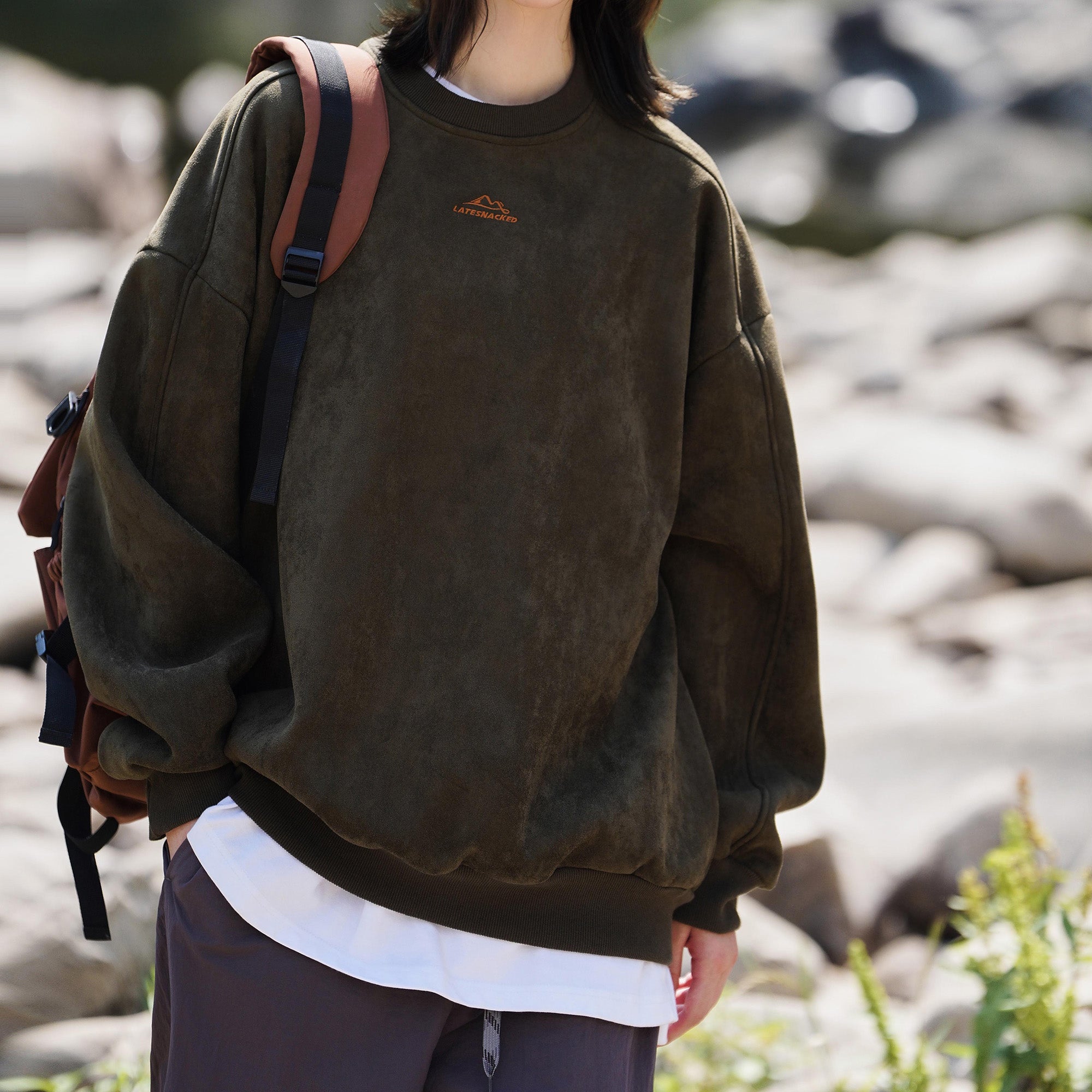 Vintage Mountain Logo Fleece Sweatshirt