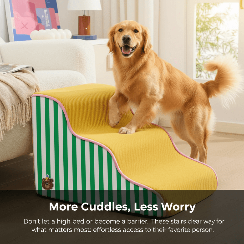 Orthopedic Dog Stairs for Joint Relief