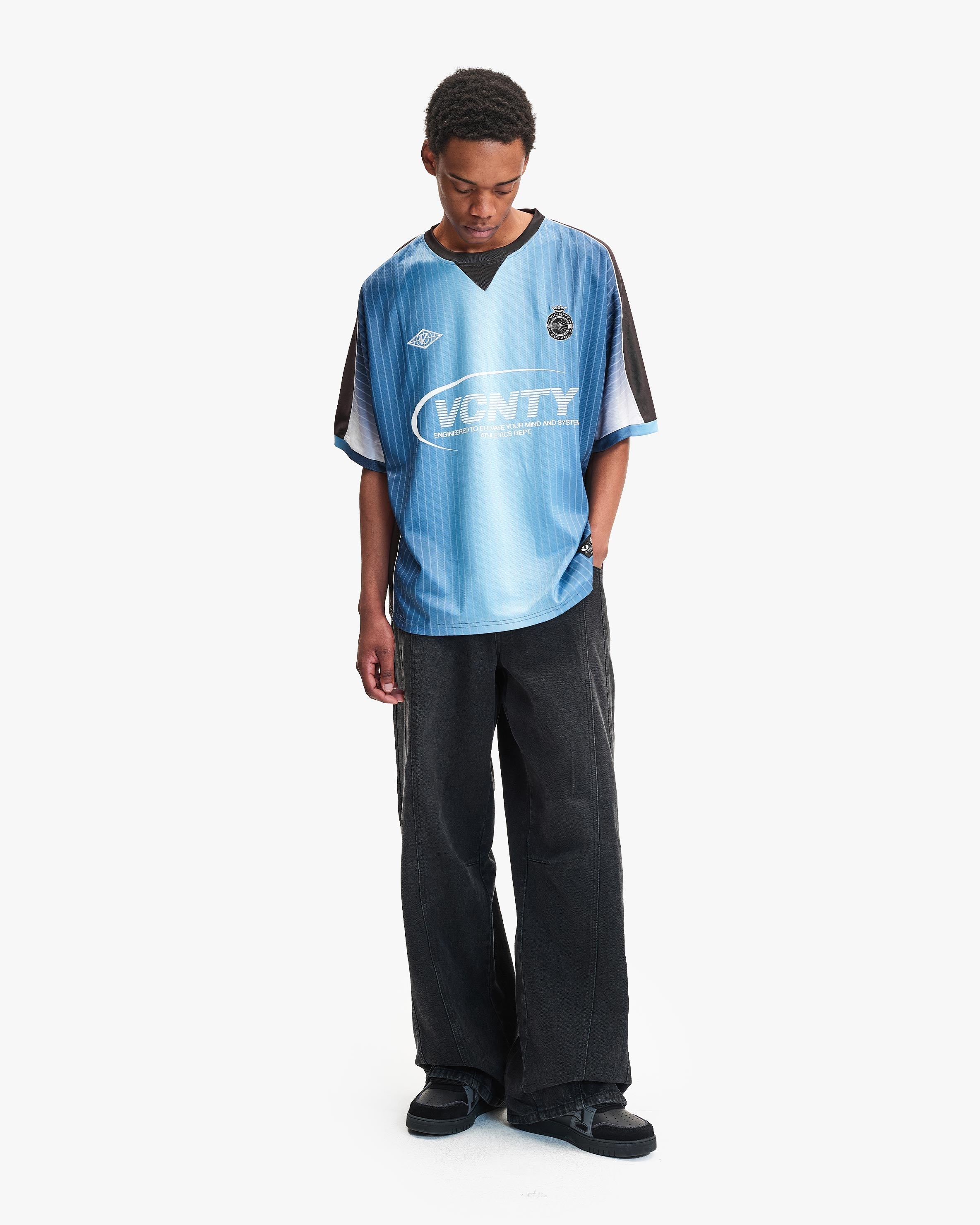 GRADIENT JERSEY AQUA