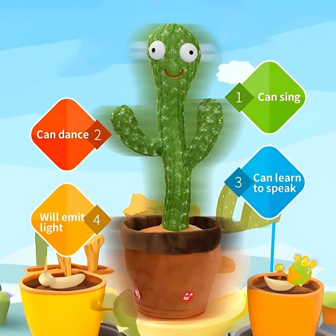 WigglePaws: The Dancing & Talking Cactus Toy