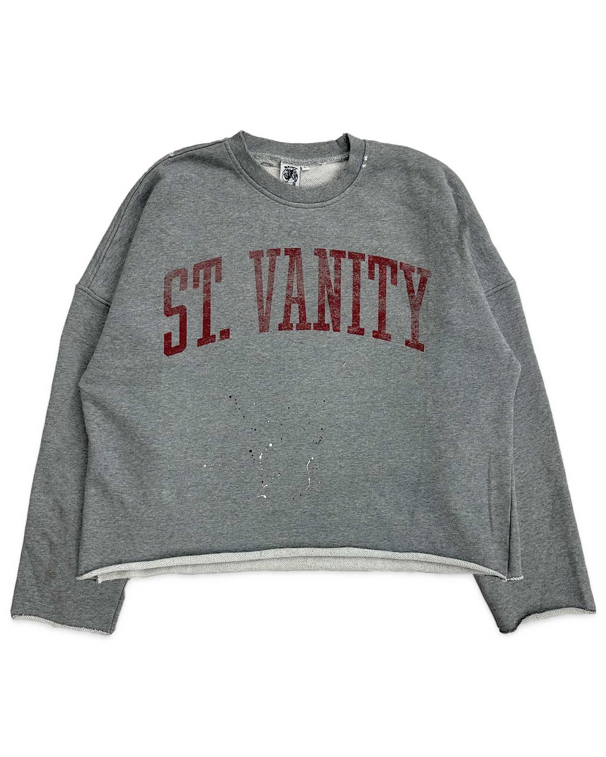 Saint Vanity Badgers Crewneck Grey